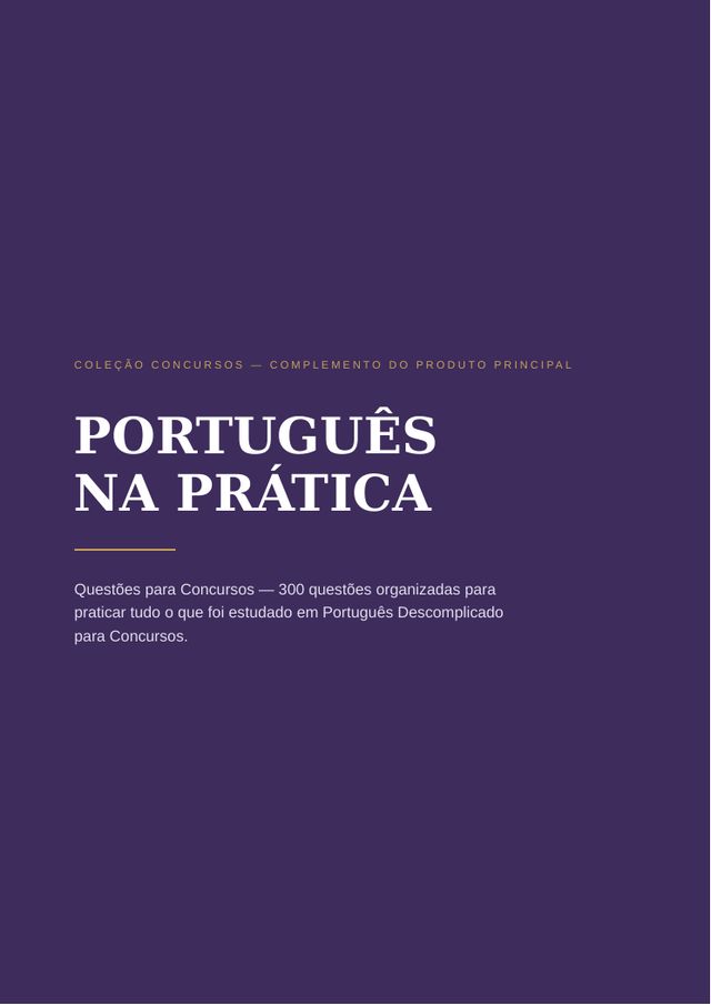 Capa do ebook Português na Prática